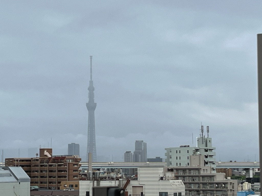 朝のスカイツリー
