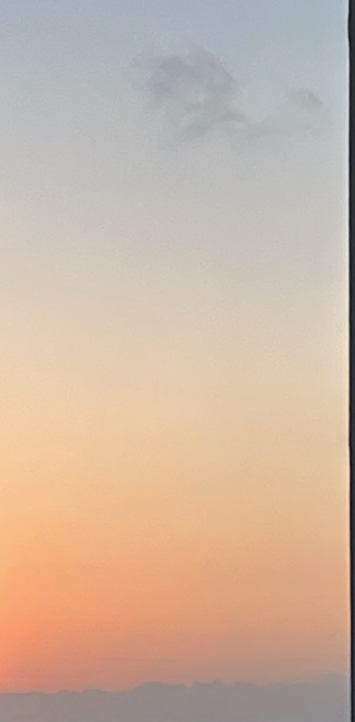 朝の空