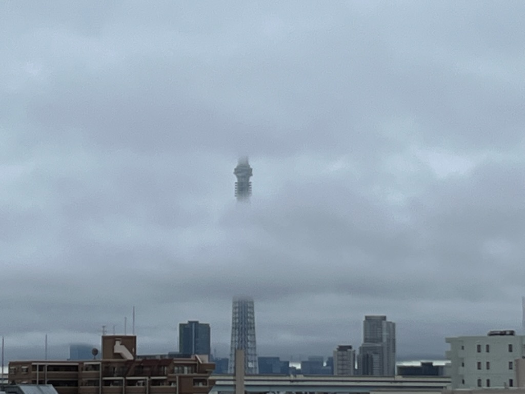 朝のスカイツリー