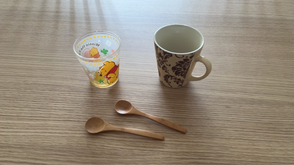 娘の使っていた食器
