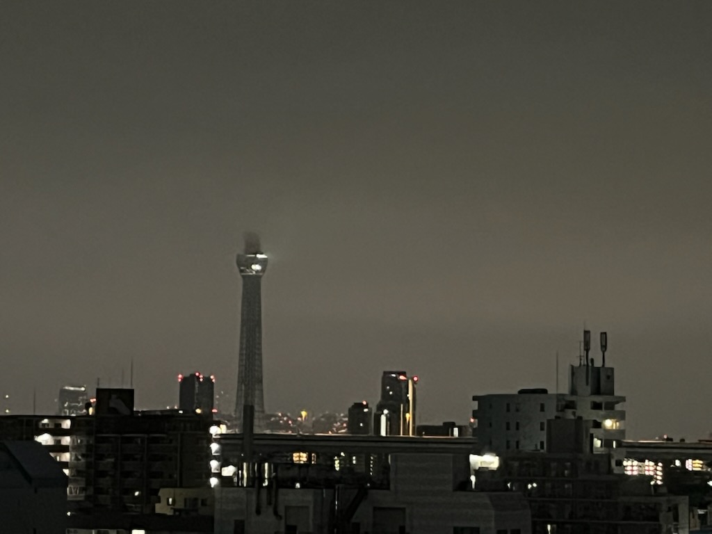 朝のスカイツリー