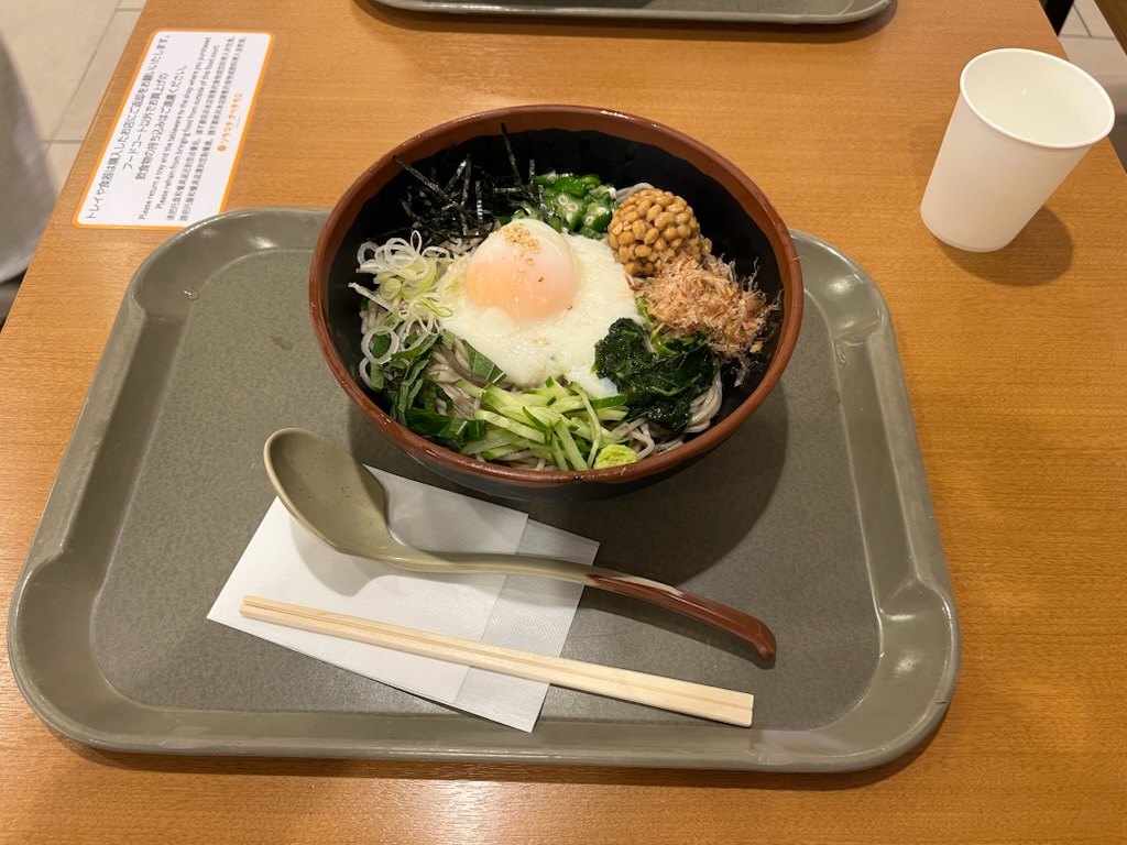 ソラマチで蕎麦