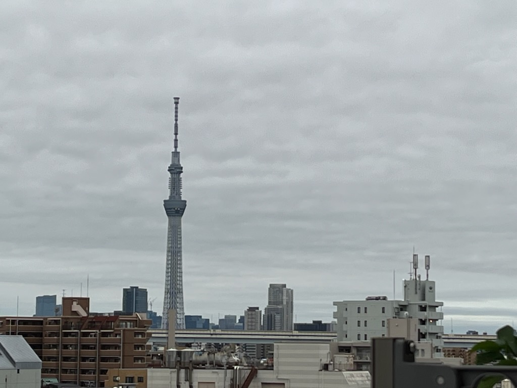 朝のスカイツリー