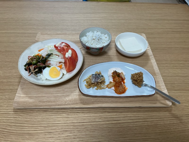 私の夕ご飯