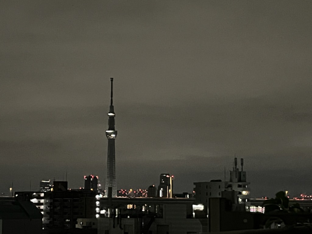 朝のスカイツリー