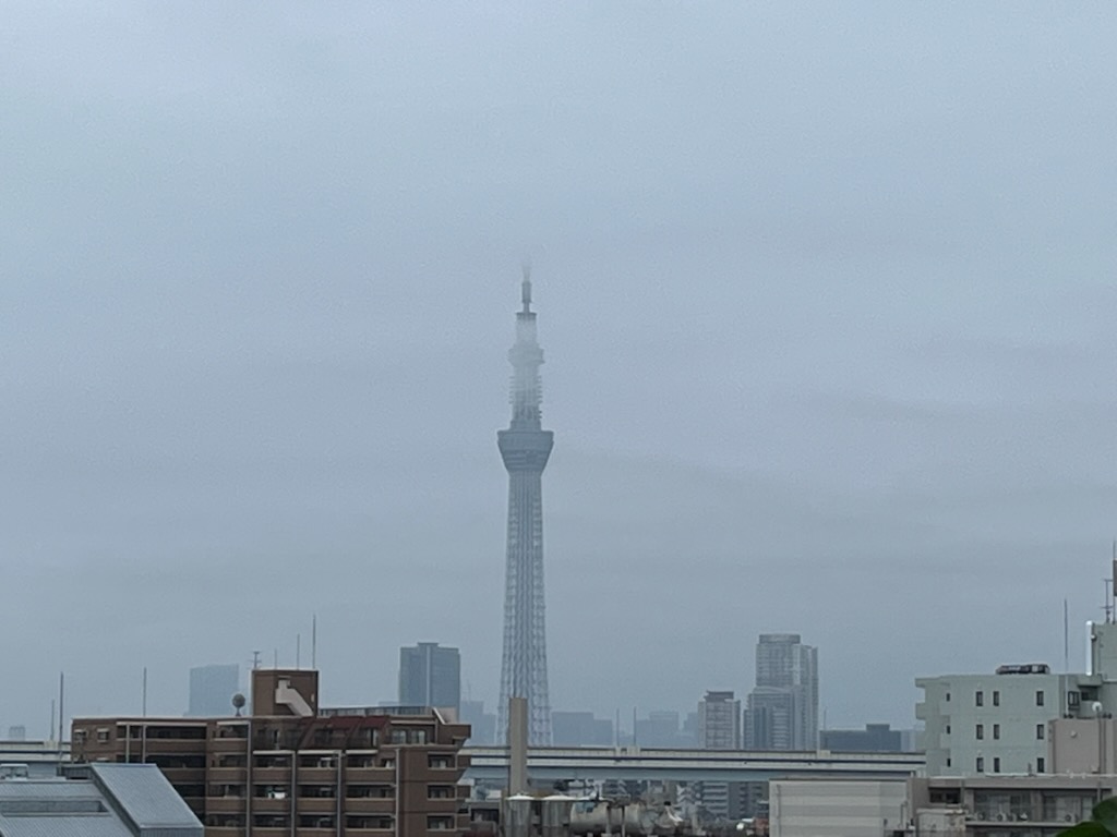 朝のスカイツリー