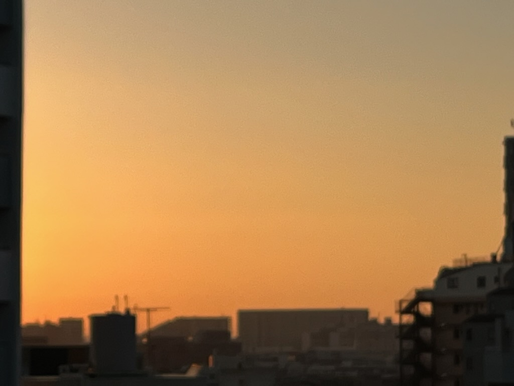 朝の空南東方面