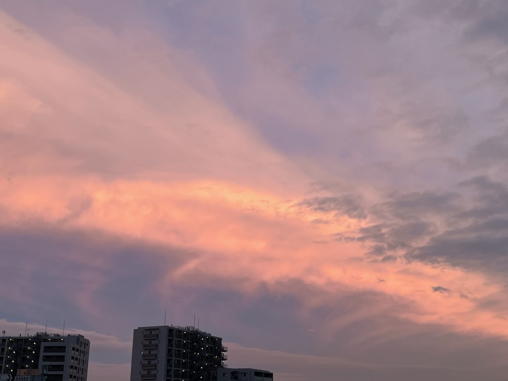 夕方の空