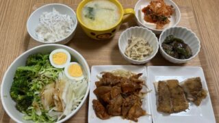ぶりのアラ使い切りで、おかず2品🍳