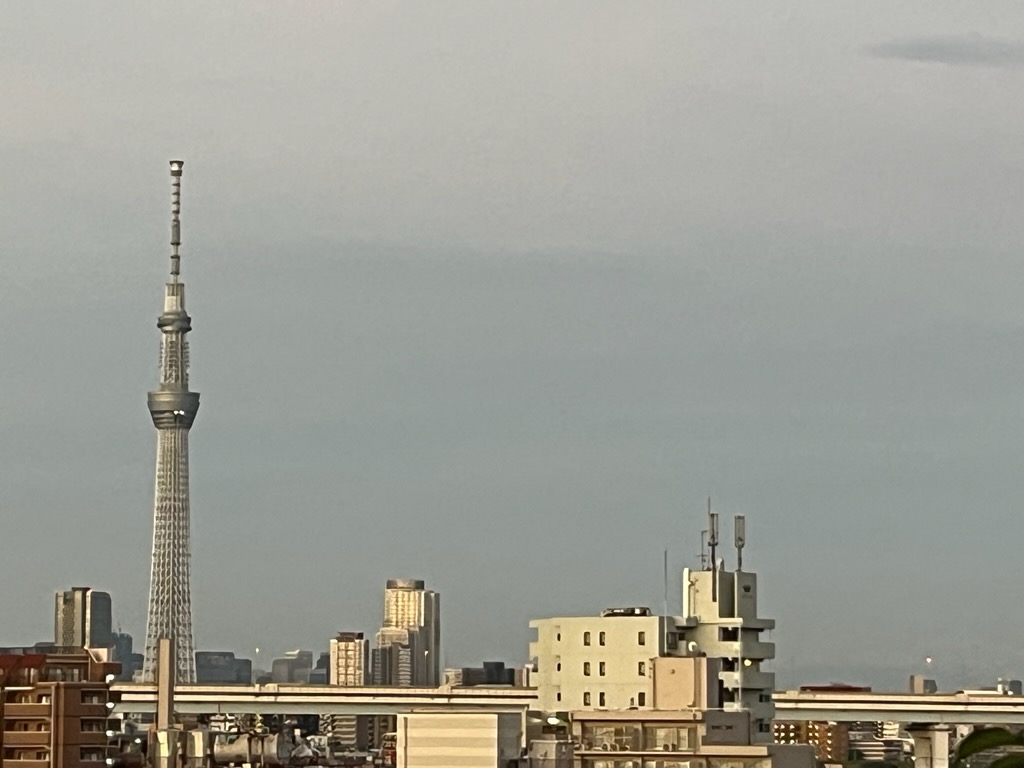 朝のスカイツリー