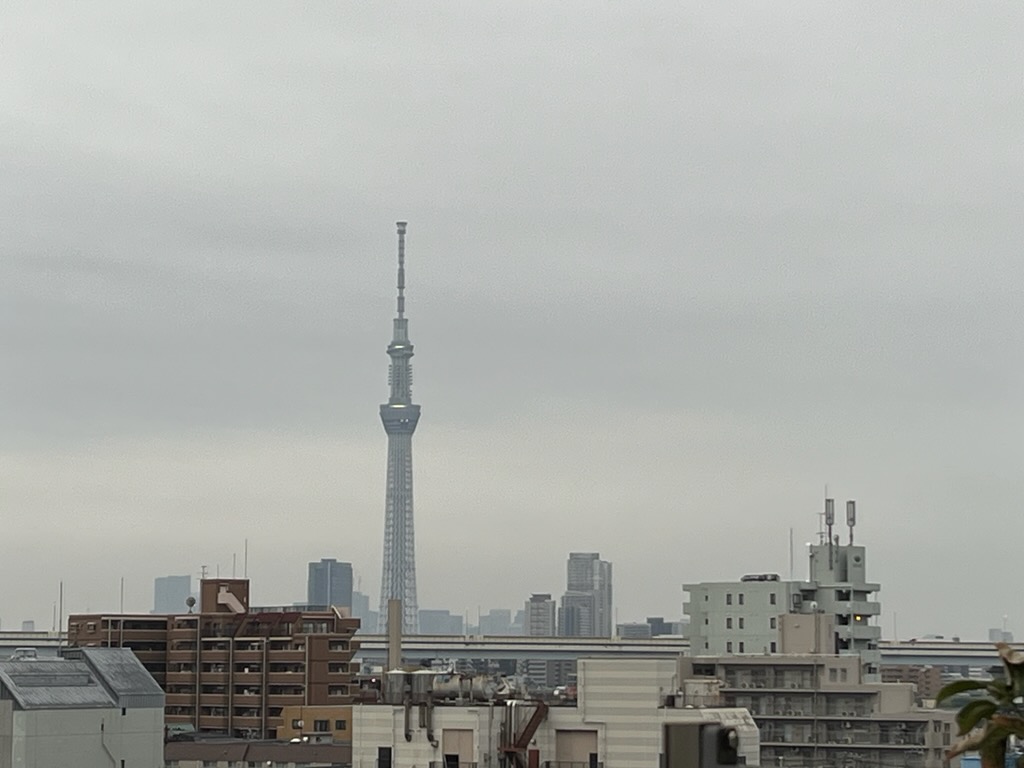 朝のスカイツリー