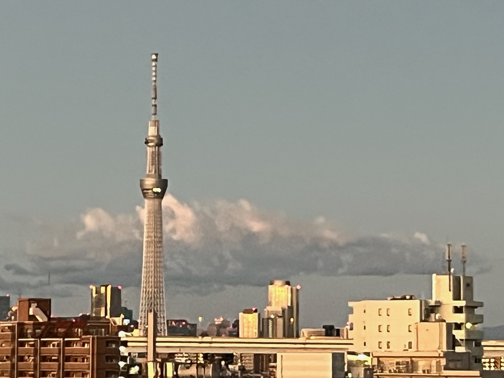 朝のスカイツリー