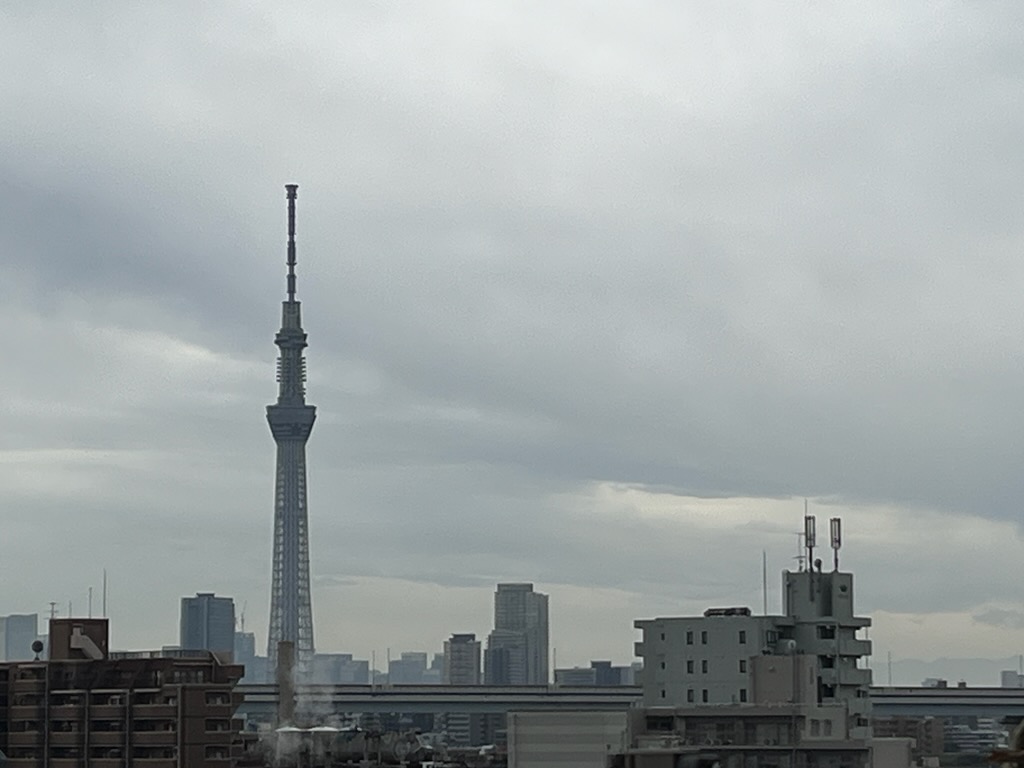 朝のスカイツリー