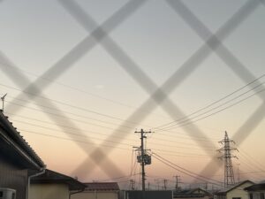 朝の空