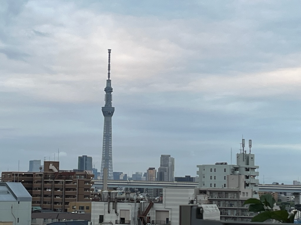 朝のスカイツリー