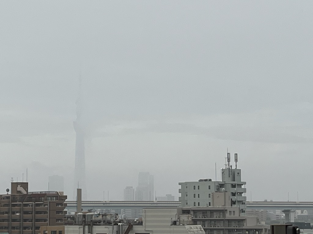 朝のスカイツリー