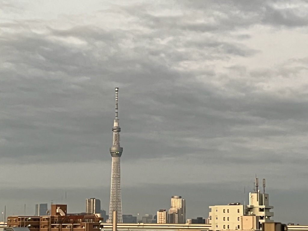 朝のスカイツリー