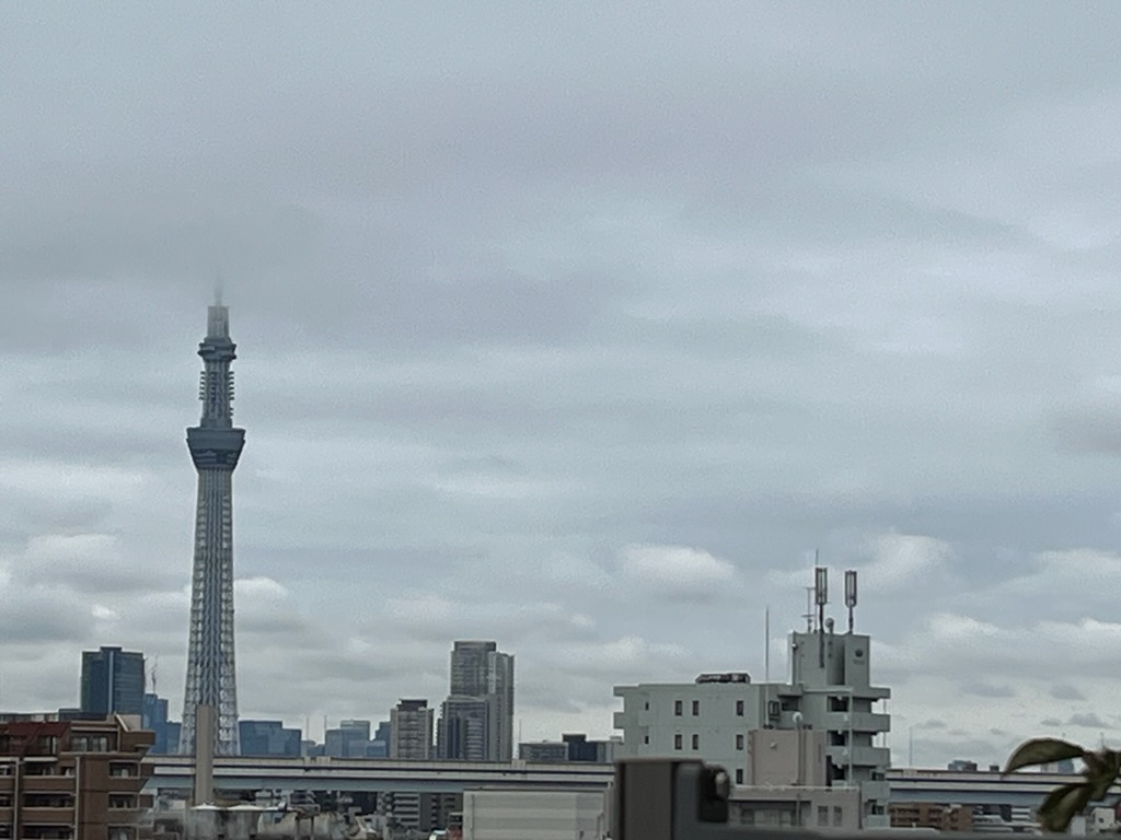 朝のスカイツリー