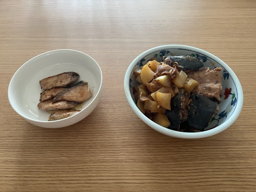 ぶりのバター醤油焼き、ぶり大根